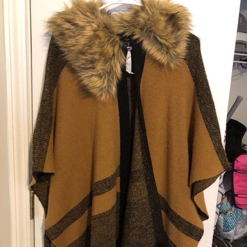 Forever 21 Oversized Shawl Poncho